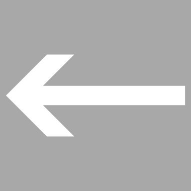 Ok sol düz vektör piktogram