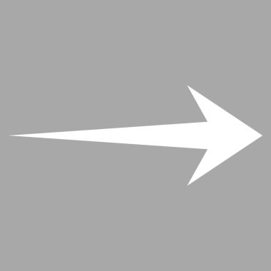 Düz vektör piktogram sağ ok