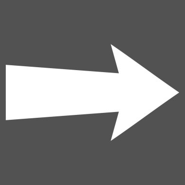 Düz vektör piktogram sağ ok