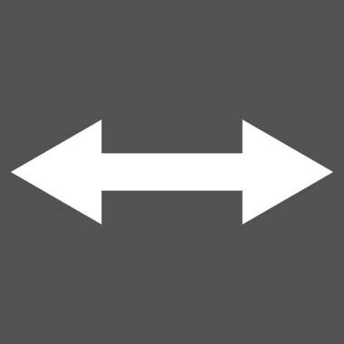 Yatay Çevir düz vektör piktogram