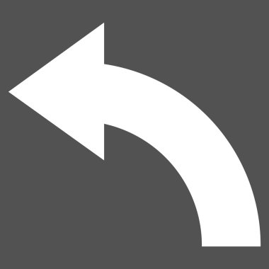 Sol düz vektör Sembol döndürme