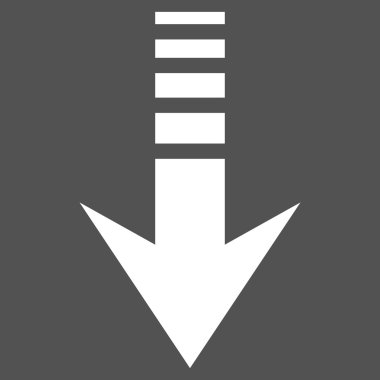 Düz vektör piktogram gönder