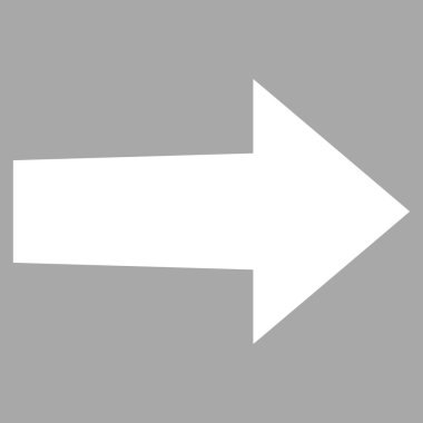 Düz vektör piktogram sağ ok