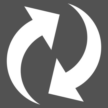 Düz vektör piktogram Yenile