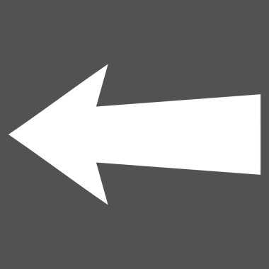 Ok sol düz vektör piktogram