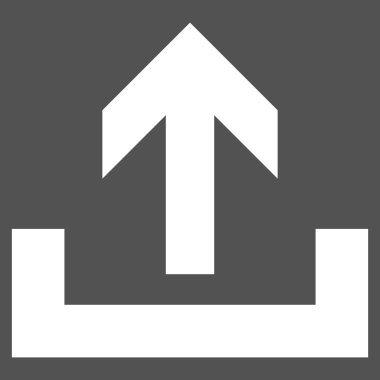 Düz vektör piktogram upload