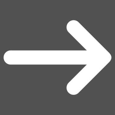 Düz vektör piktogram sağ ok