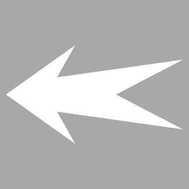 Ok sol düz vektör piktogram