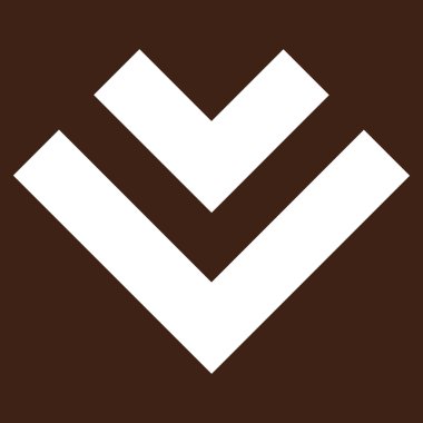 Shift Down Flat Vector Pictogram