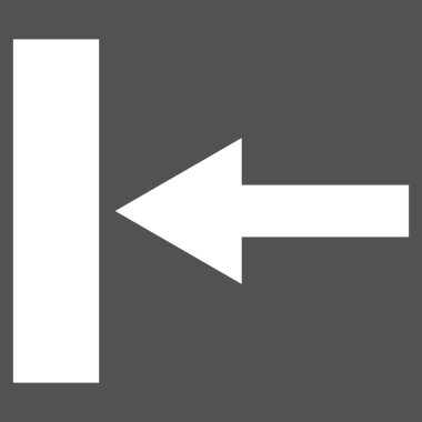 Sol düz vektör sembol taşımak