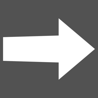 Düz vektör piktogram sağ ok