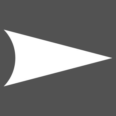 Ok ucu düz vektör piktogram sağ