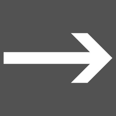 Düz vektör piktogram sağ ok