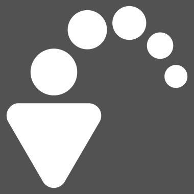 Düz Vektör Piktogramı Geri Al