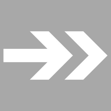 Düz vektör piktogram sağ ok