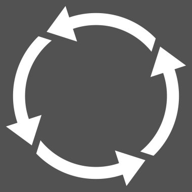 Düz vektör piktogram geri dönüşüm