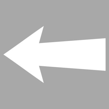 Ok sol düz vektör piktogram