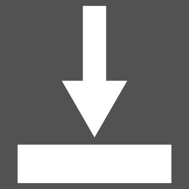 Alt düz vektör sembol taşımak