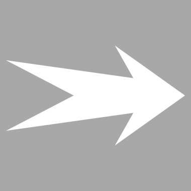 Düz vektör piktogram sağ ok