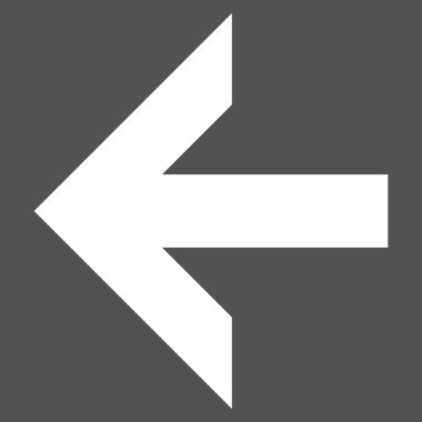 Ok sol düz vektör piktogram