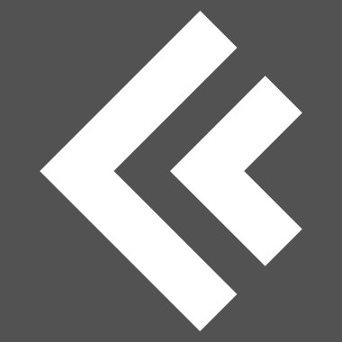 Shift Sol Düz Vektör Piktogram