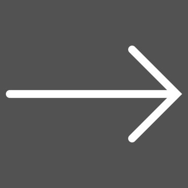 Düz vektör piktogram sağ ok