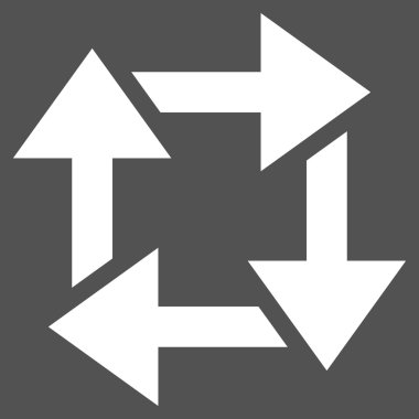 Düz vektör piktogram geri dönüşüm