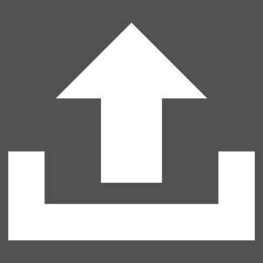 Düz vektör piktogram upload