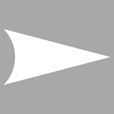 Ok ucu düz vektör piktogram sağ