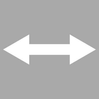 Yatay Çevir düz vektör piktogram