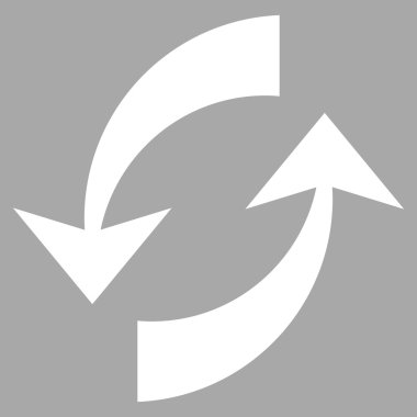 Exchange oklar düz vektör piktogram