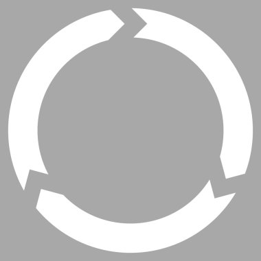 Döndürme düz vektör piktogram