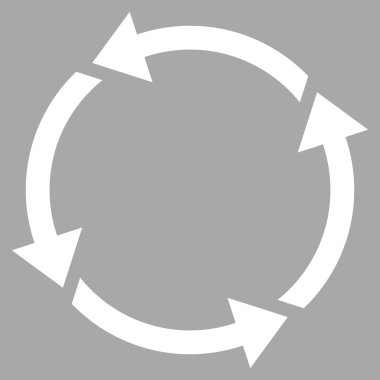 Düz vektör piktogram geri dönüşüm