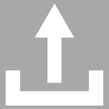 Düz vektör piktogram upload