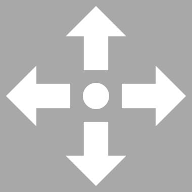 Oklar düz vektör piktogram genişletin