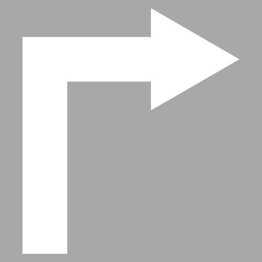 Doğru düz açmak vektör piktogram