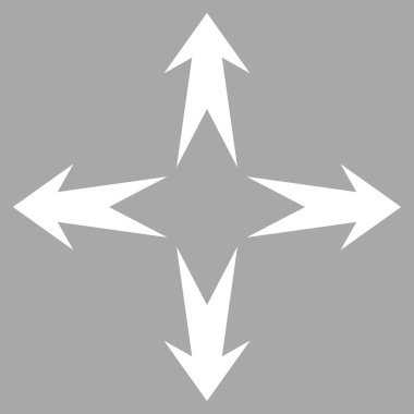 Oklar düz vektör piktogram genişletin