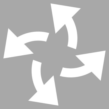 Santrifüj oklar düz vektör piktogram