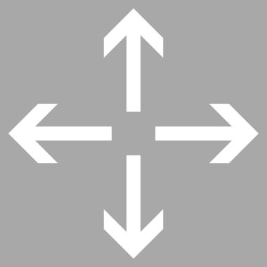 Oklar düz vektör piktogram genişletin