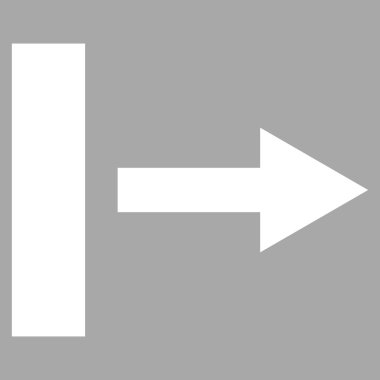 Doğru düz çekmek vektör piktogram