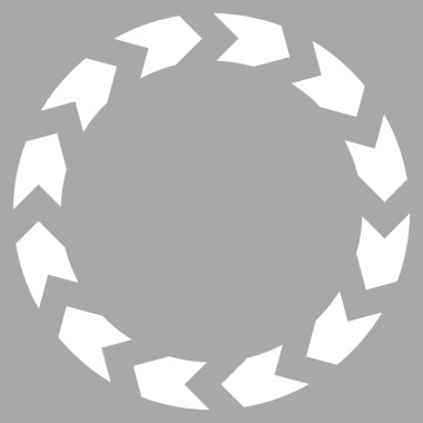 Dolaşım düz vektör piktogram