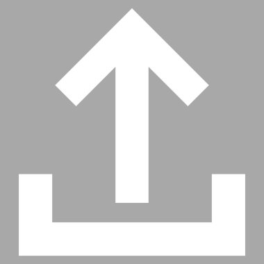 Düz vektör piktogram upload