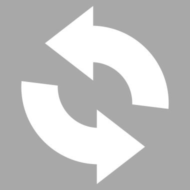 Düz vektör piktogram Yenile