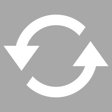 Oklar düz vektör piktogram Yenile