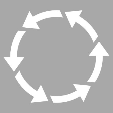 Saatin tersi yönde düz vektör Sembol döndürme