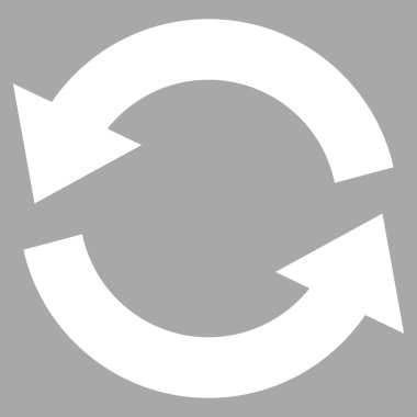 Düz vektör piktogram Yenile