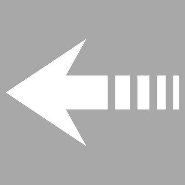 Sol düz vektör piktogram göndermek