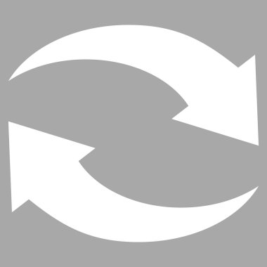 Exchange oklar düz vektör piktogram