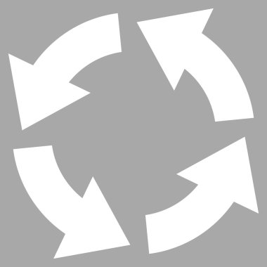 Dolaşım düz vektör piktogram