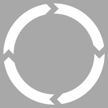 Döndürme düz vektör piktogram